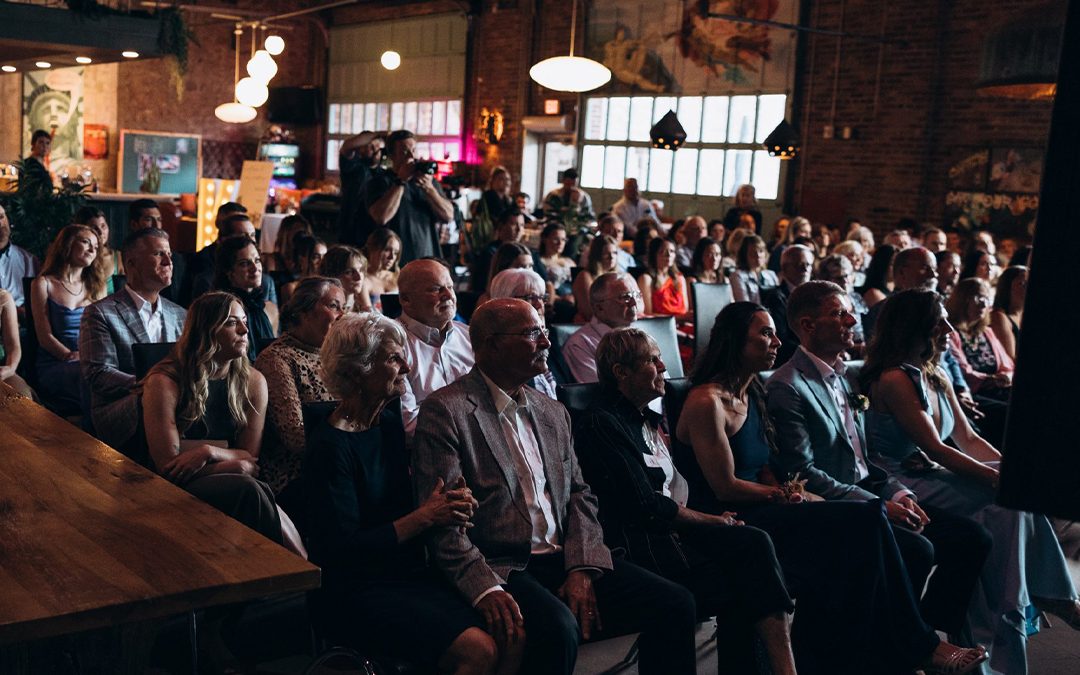 Corporate event audience at ICON – Downtown Sioux Falls