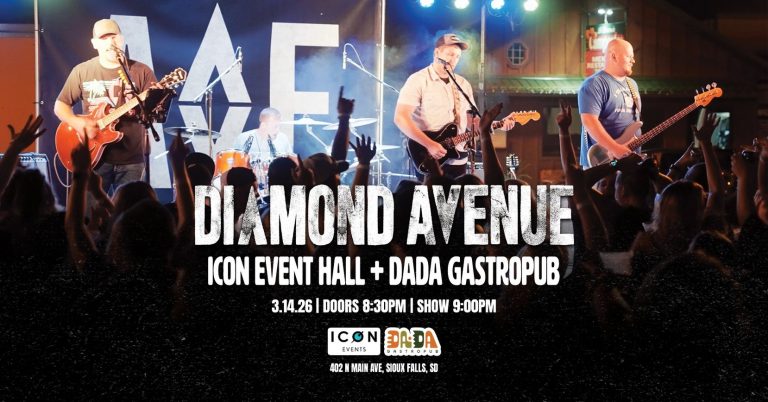 Diamond Avenue LIVE @ Icon Event Hall + DaDa Gastropub – Sioux Falls, SD
