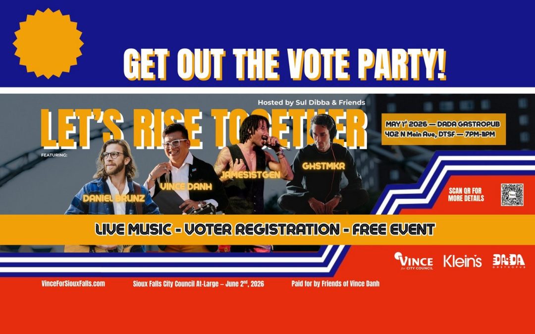 Let's Rise Together: The Get Out the Vote Party! at DaDa Gastropub at ICON Sioux Falls