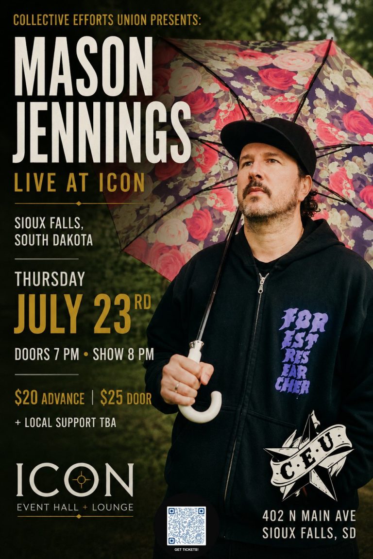 Mason Jennings LIVE @ ICON w/ local support TBD