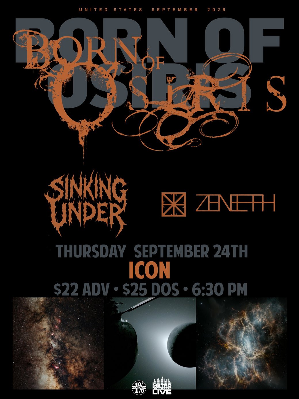 Born Of Osiris at ICON - ICON Sioux Falls