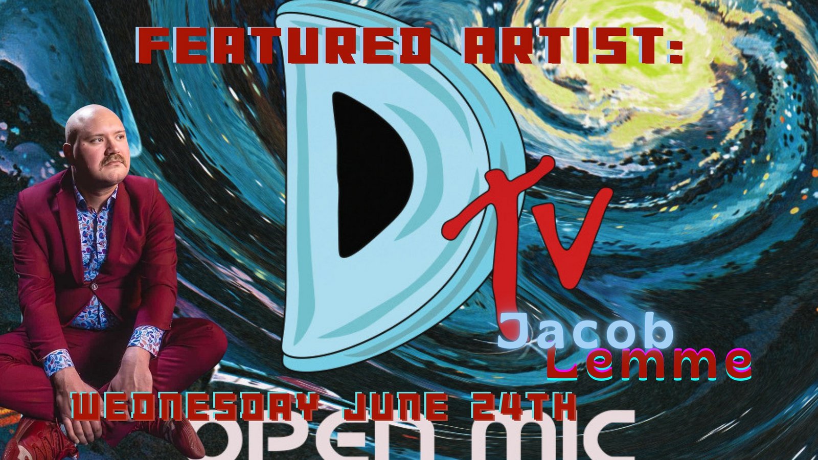 DTV - MONTHLY OPEN MIC + FEATURED ARTIST - ICON Sioux Falls