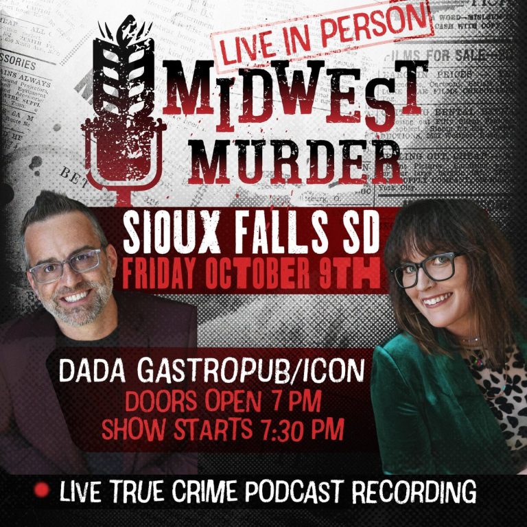 Midwest Murder Podcast Taping LIVE @ ICON in Sioux Falls